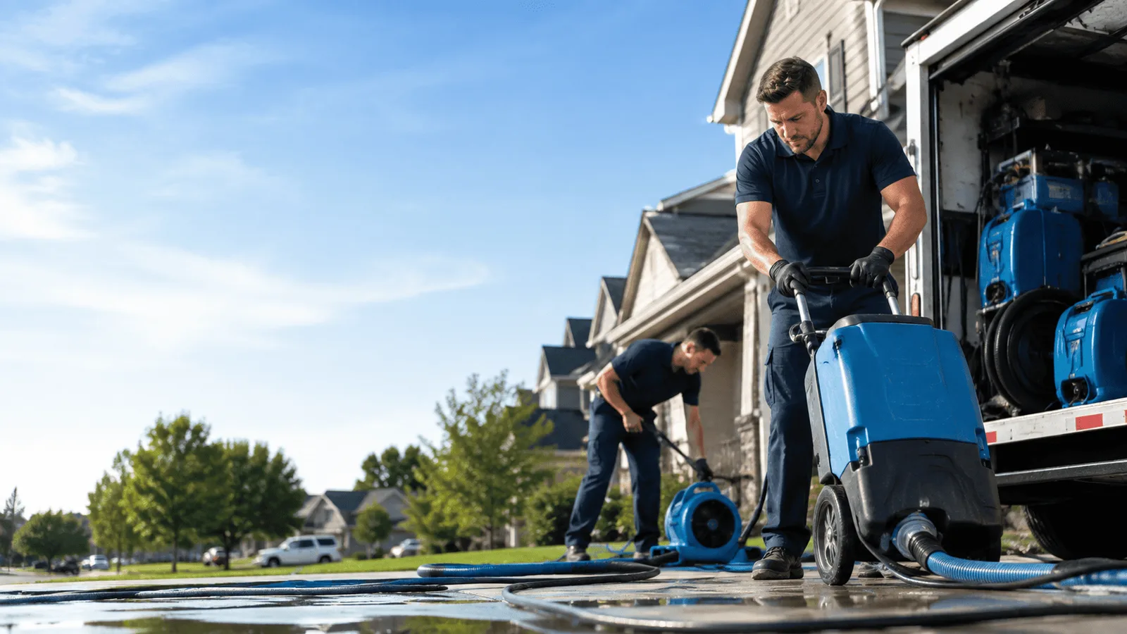 Dehumidification being performed in Shandaken, NY